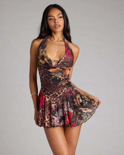 Windsor Wildflower Energy Cowl Halter Romper