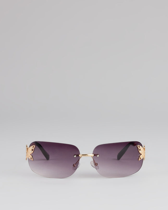 Windsor Pretty Intent Butterfly Side Sunglasses