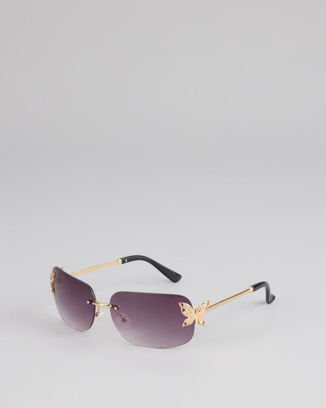 Windsor Pretty Intent Butterfly Side Sunglasses
