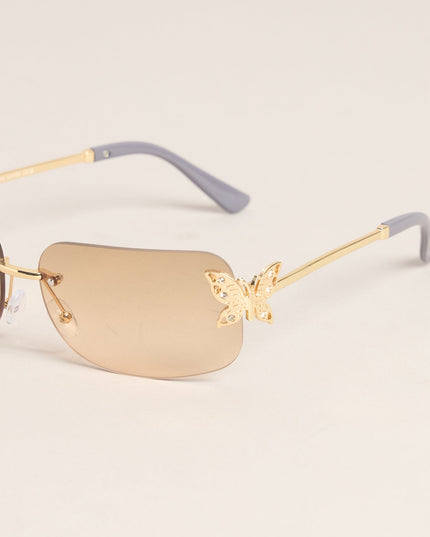 Windsor Pretty Intent Butterfly Side Sunglasses