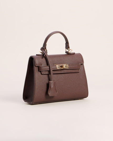 Windsor Little Luxe Twist Lock Mini Satchel Bag