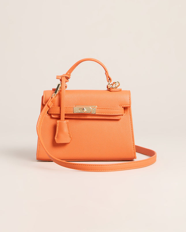 Windsor Little Luxe Twist Lock Mini Satchel Bag