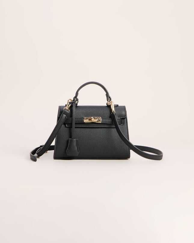 Windsor Little Luxe Twist Lock Mini Satchel Bag