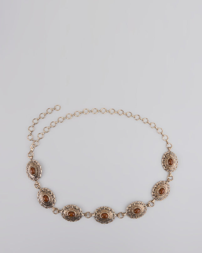 Windsor Southern Wind Statement Concho Chain Belt