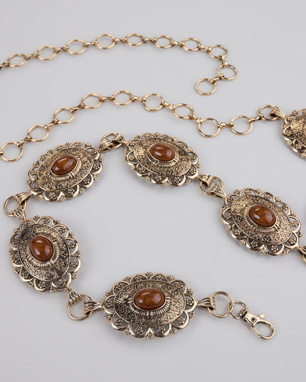 Windsor Southern Wind Statement Concho Chain Belt