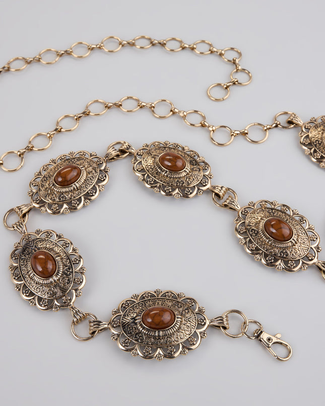 Windsor Southern Wind Statement Concho Chain Belt