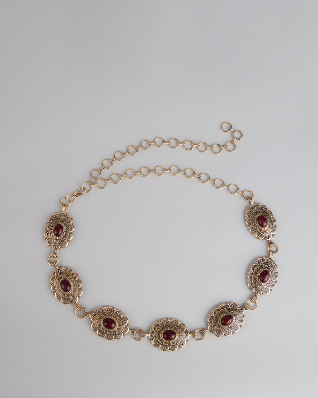 Windsor Southern Wind Statement Concho Chain Belt