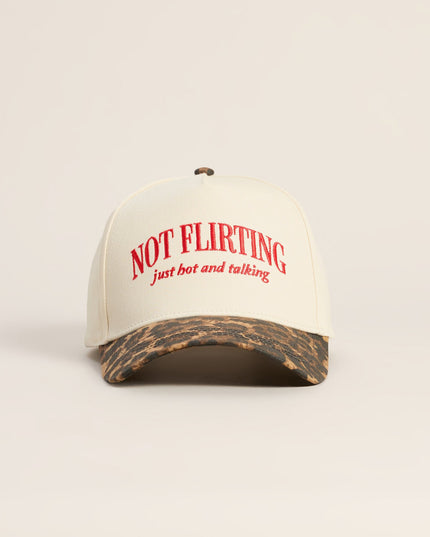 Windsor Not Flirting Leopard Print Baseball Hat