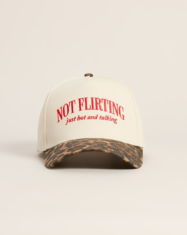 Windsor Not Flirting Leopard Print Baseball Hat