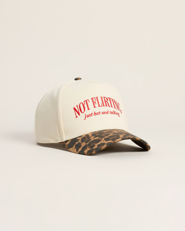 Windsor Not Flirting Leopard Print Baseball Hat