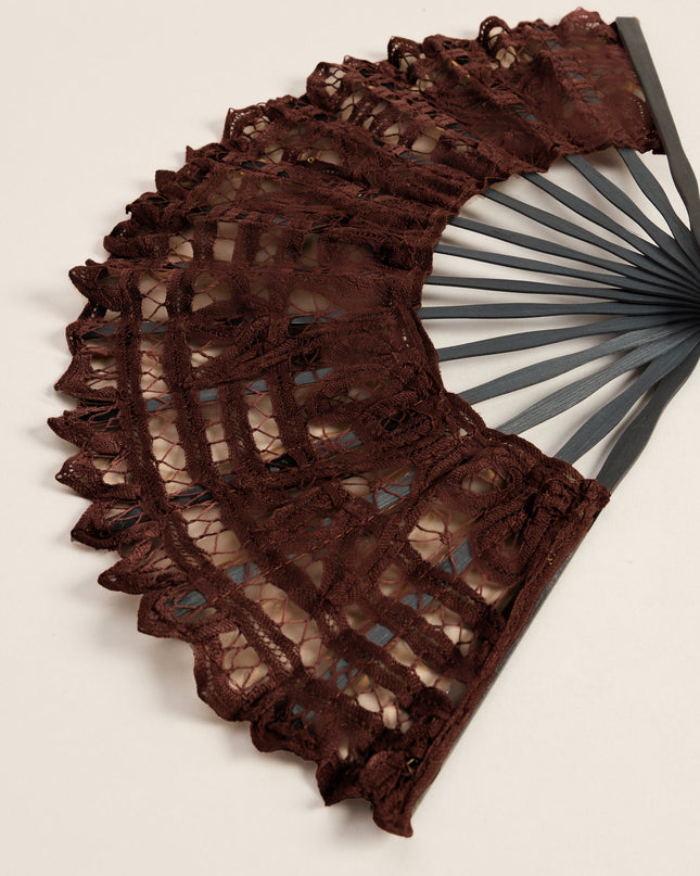 Windsor Drama Queen Lace Folding Hand Fan