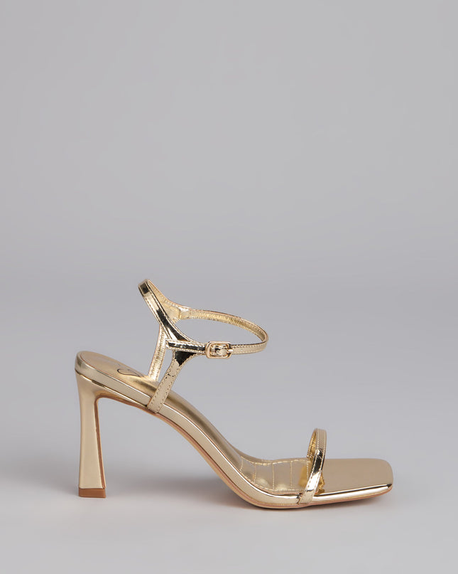 Windsor Style Pop Square Toe Stiletto Heels