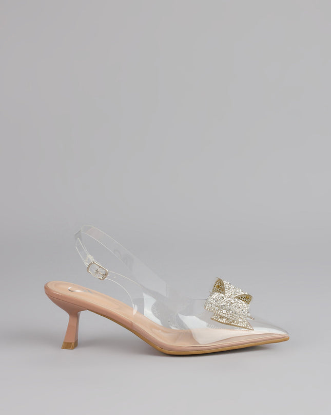 Windsor Pretty Precision Rhinestone Bow Slingback Mules