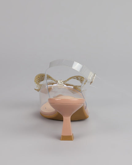 Windsor Pretty Precision Rhinestone Bow Slingback Mules