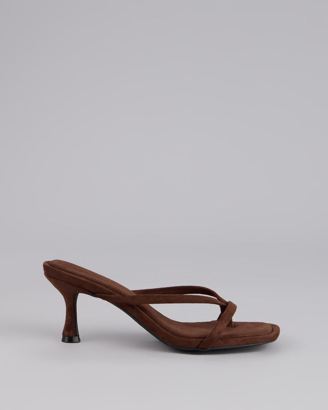 Windsor Minimal Mood Faux Suede Kitten Heels