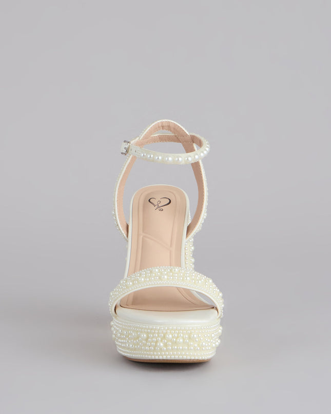Windsor Here Comes The Glow Pearl Heels