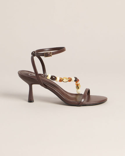 Windsor Vacation Glow Beaded Stiletto Heel Sandals