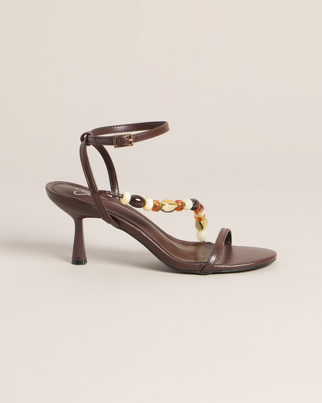 Windsor Vacation Glow Beaded Stiletto Heel Sandals