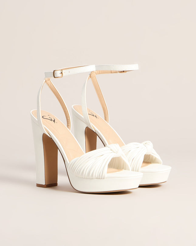 Windsor Extra Shine Platform Block Heels