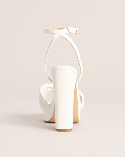 Windsor Extra Shine Platform Block Heels
