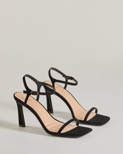 Windsor Style Pop Square Toe Stiletto Heels