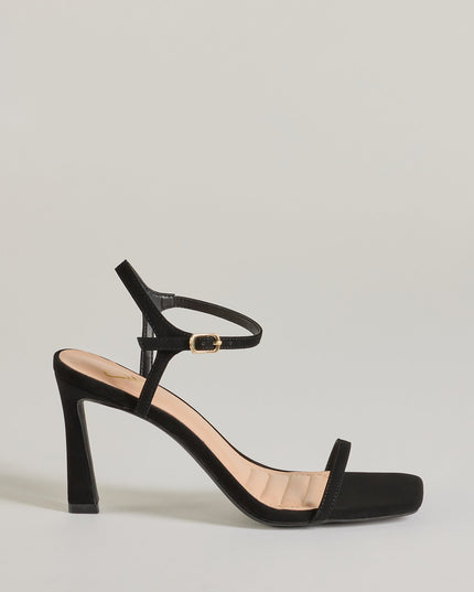 Windsor Style Pop Square Toe Stiletto Heels
