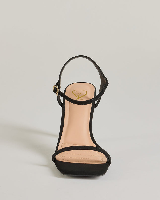 Windsor Style Pop Square Toe Stiletto Heels