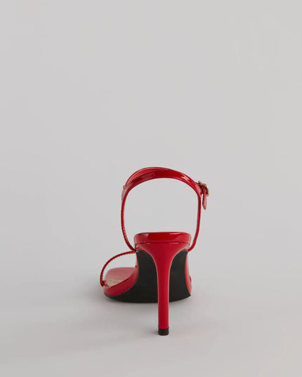 Windsor Style Pop Square Toe Stiletto Heels