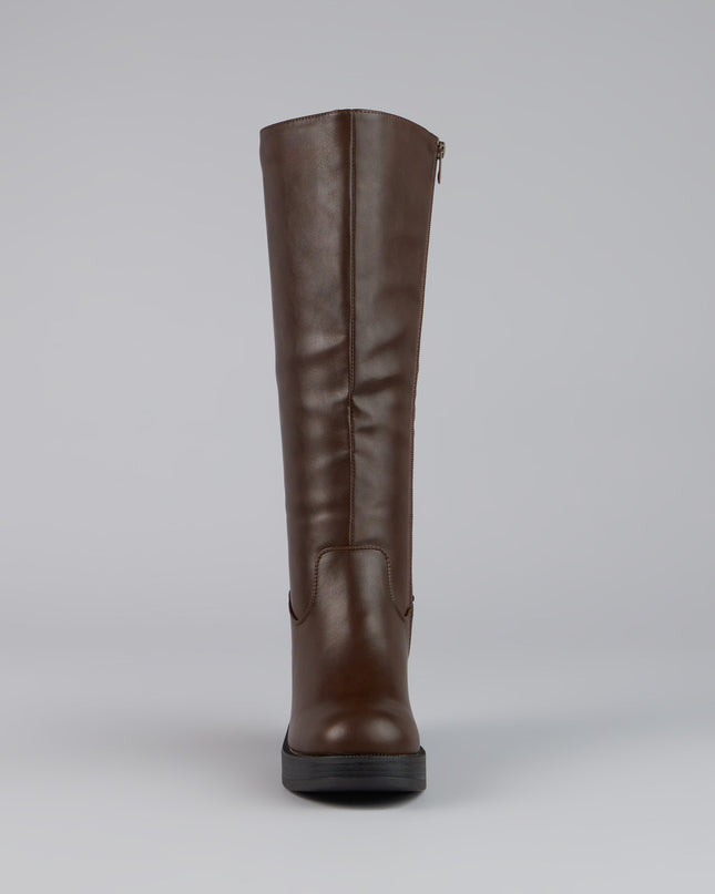 Windsor Retro Rise Knee High Platform Boots