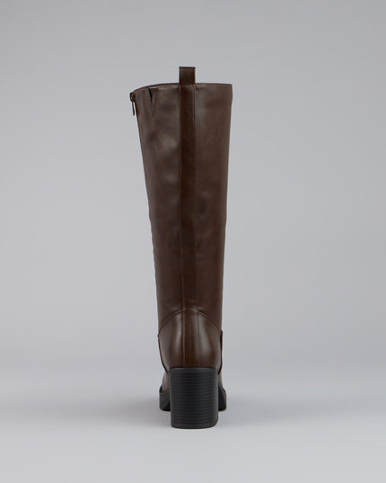 Windsor Retro Rise Knee High Platform Boots