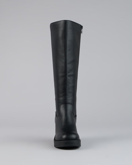 Windsor Steppin Up Block Heel Knee High Boots