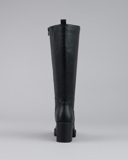 Windsor Steppin Up Block Heel Knee High Boots