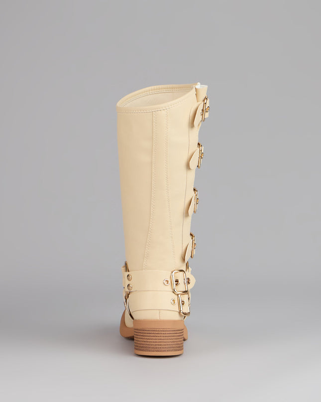 Windsor Totally Edgy Buckled Square Toe Boots