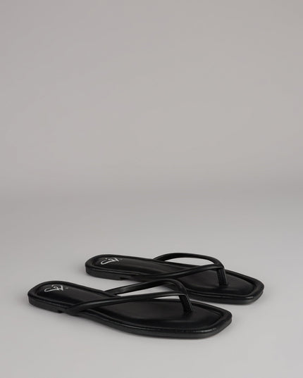Windsor Goes With Everything Square Toe Thong Sandals