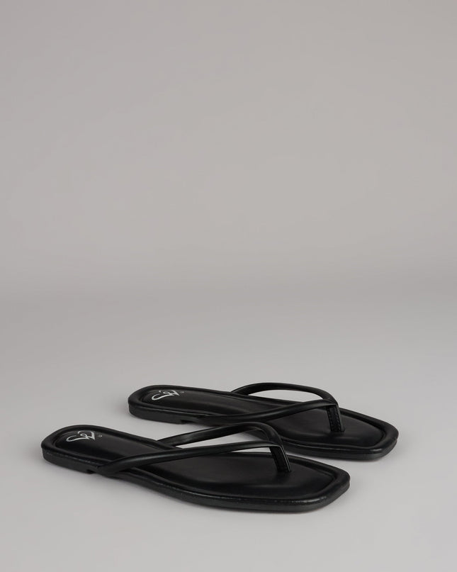 Windsor Goes With Everything Square Toe Thong Sandals