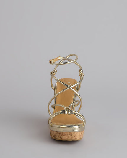 Windsor Sunny Days Strappy Platform Wedges
