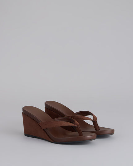Windsor Sunny Day Chic Thong Wedge Heels